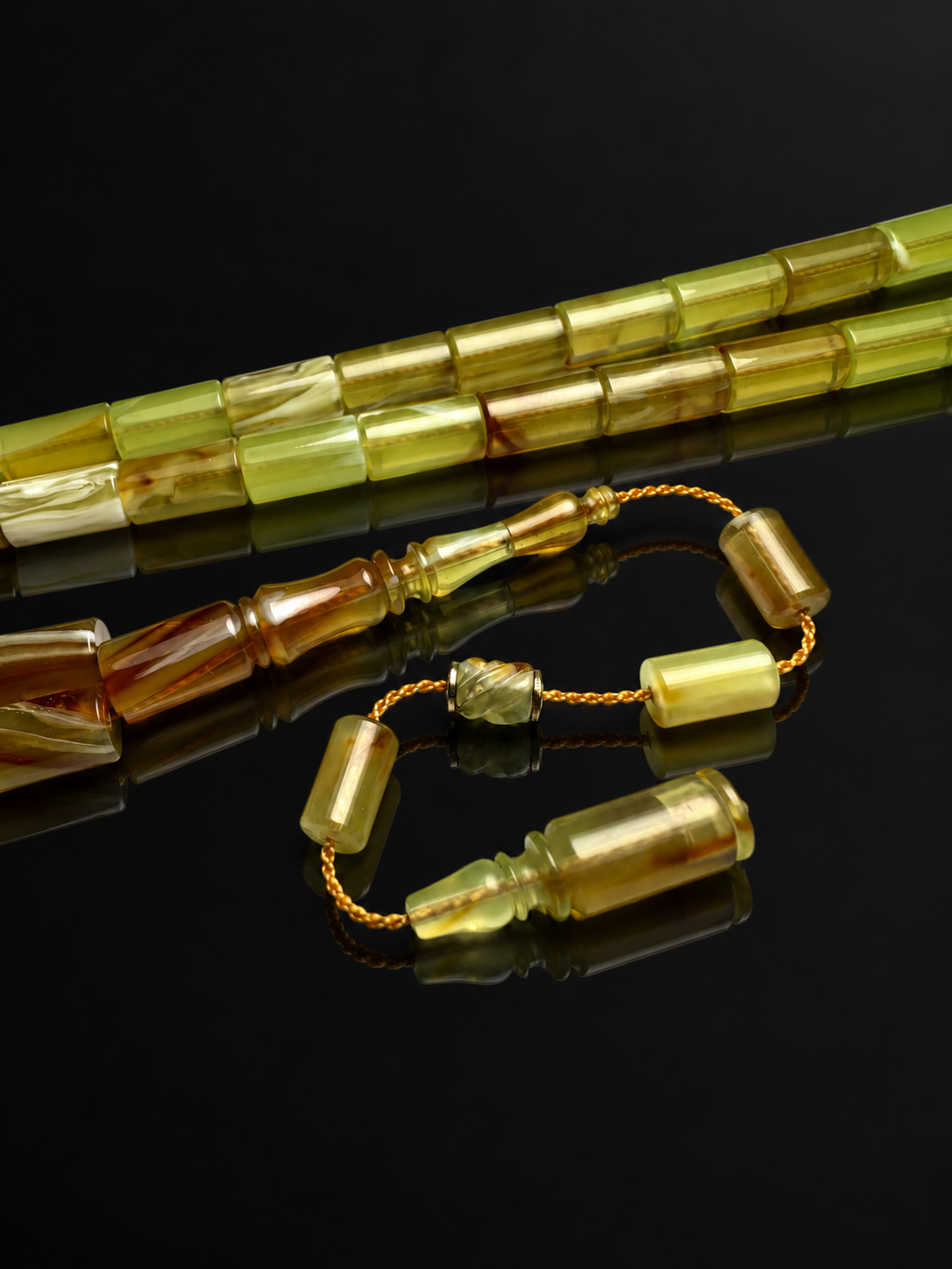 Katalin çok renkli obje — 6x11mm — 1
